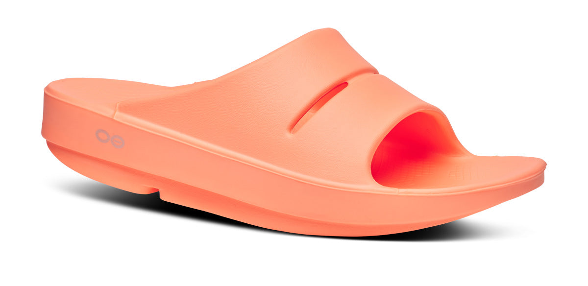 OOFOS Women's OOahh Recovery Slide Sandal Sunburst –