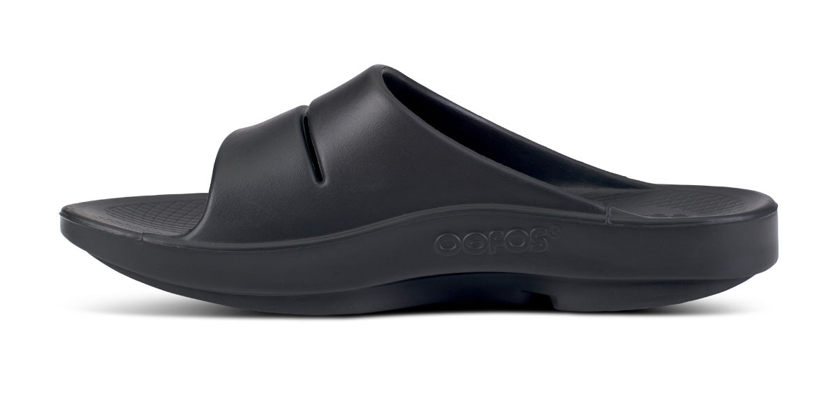 Men's OOahh Sport Slide Sandal - Black White