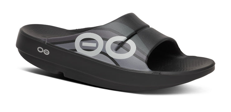 Women's OOahh Sport Slide Sandal - Black Wave