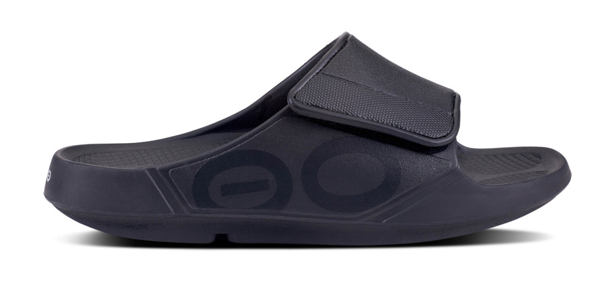 Men's OOahh Sport Flex Slide Sandal - Matt Black