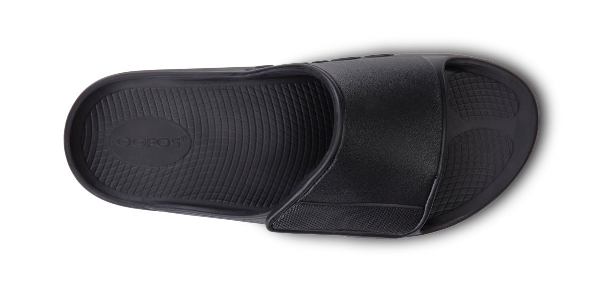 Men's OOahh Sport Flex Slide Sandal - Matt Black
