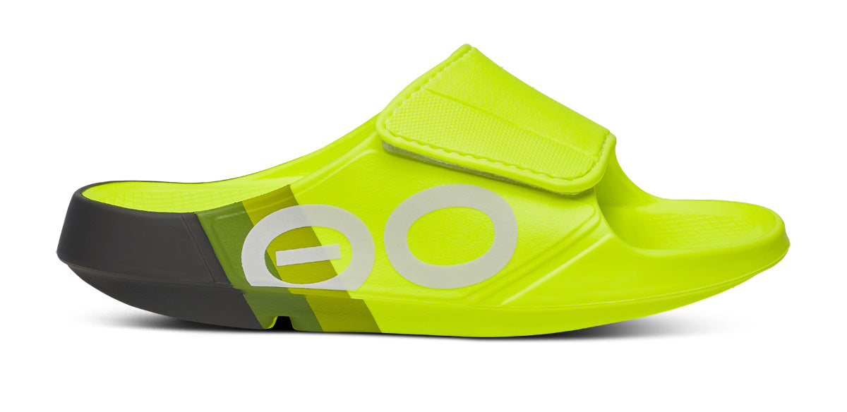 Men's OOahh Sport Flex Slide Sandal - Electro Rally – oofos.ie