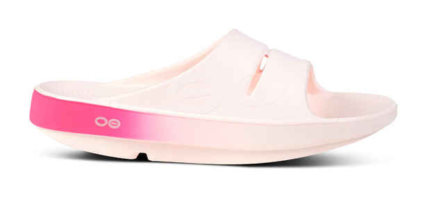 Women's OOahh Sport Slide Sandal - Neon Pink Fade