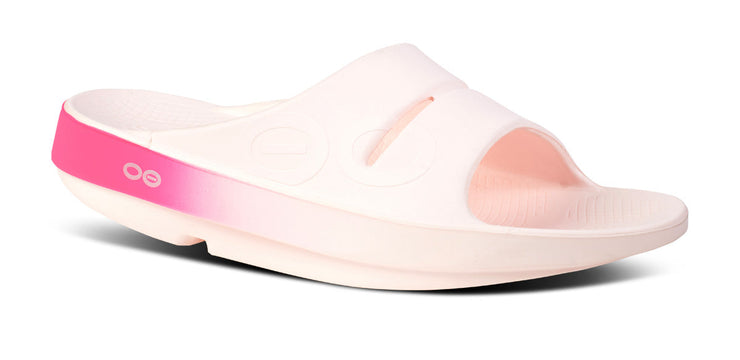 Women's OOahh Sport Slide Sandal - Neon Pink Fade