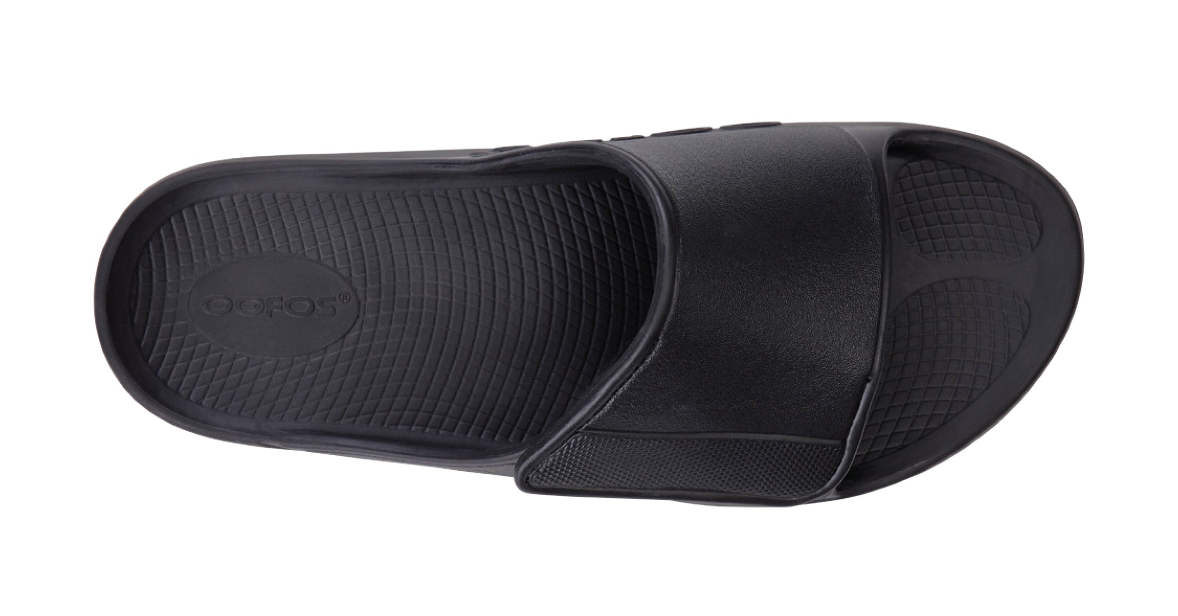 Men's OOahh Sport Flex Slide Sandal - Matt Black